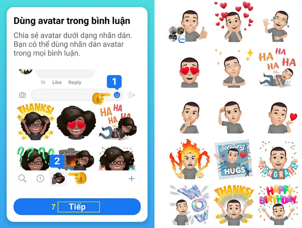 Hướng dẫn cách tạo icon messenger và avatar facebook bằng điện thoại  Chọn  giá đúng